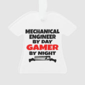 Mechanical Engineer beroemd gemaakt door Day Gamer Ornament (voorkant)