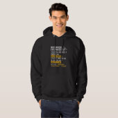 Mechanical Engineer Definitie Grappige Baan Hoodie (Voorkant volledig)