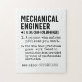 Mechanical Engineer Dictionary Definition Legpuzzel (Verticaal)