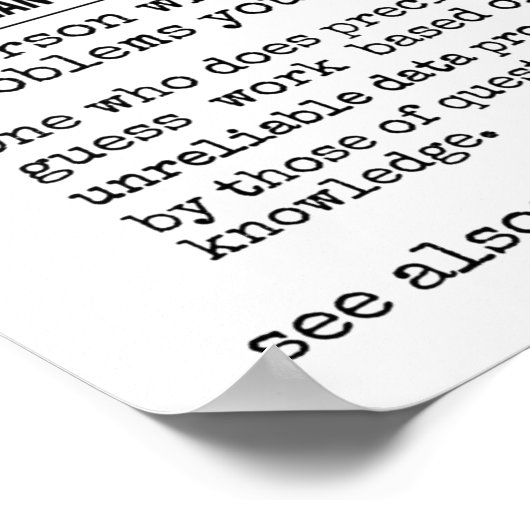 Mechanical Engineer Dictionary Definition Poster (Hoek)