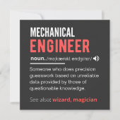 Mechanical ENGINEER Kaart (Voorkant)
