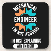 Mechanical Engineer, Mechanical Engineering Bier Onderzetter (Voorkant)
