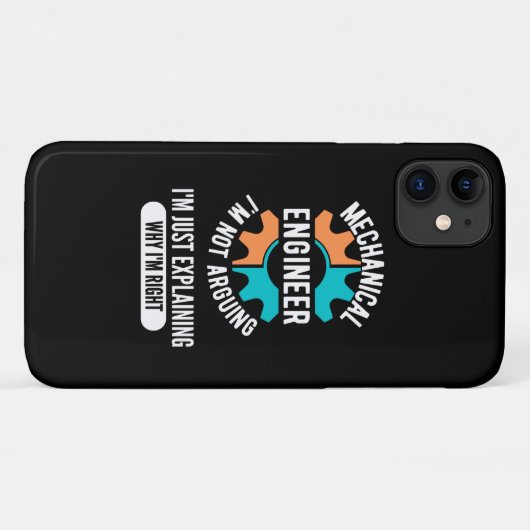 Mechanical Engineer, Mechanical Engineering Case-Mate iPhone Case (Achterkant (horizontaal))