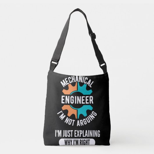 Mechanical Engineer, Mechanical Engineering Crossbody Tas (Voorkant)