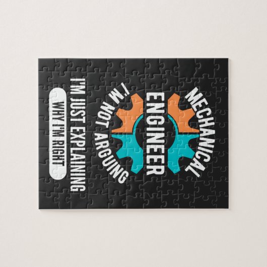 Mechanical Engineer, Mechanical Engineering Legpuzzel (Horizontaal)