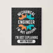 Mechanical Engineer, Mechanical Engineering Legpuzzel (Verticaal)