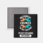 Mechanical Engineer, Mechanical Engineering Magneet (Voorkant / Achterkant)