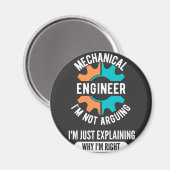 Mechanical Engineer, Mechanical Engineering Magneet (Voorkant / Achterkant)
