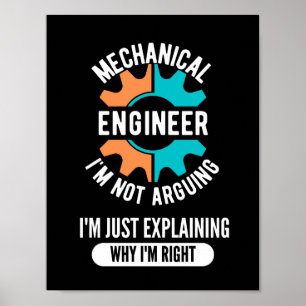 Mechanical Engineer, Mechanical Engineering Poster