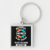 Mechanical Engineer, Mechanical Engineering Sleutelhanger (Voorkant)