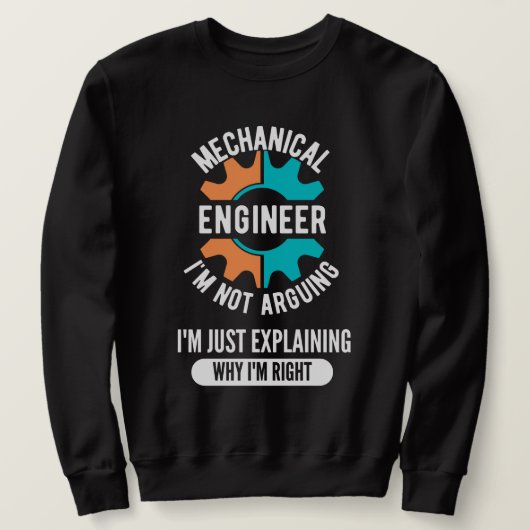 Mechanical Engineer, Mechanical Engineering Trui (Design voorkant)