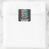 Mechanical Engineer, Mechanical Engineering Vierkante Sticker (Tas)