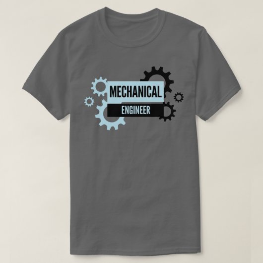 Mechanical Engineer Pinion Wizard Graduation Skill T-shirt (Design voorkant)