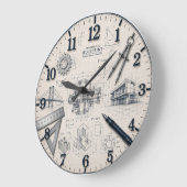  Mechanical Engineer STEM Office & Workshop Decor Grote Klok (Hoek)