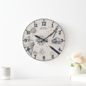  Mechanical Engineer STEM Office & Workshop Decor Grote Klok (Huis)
