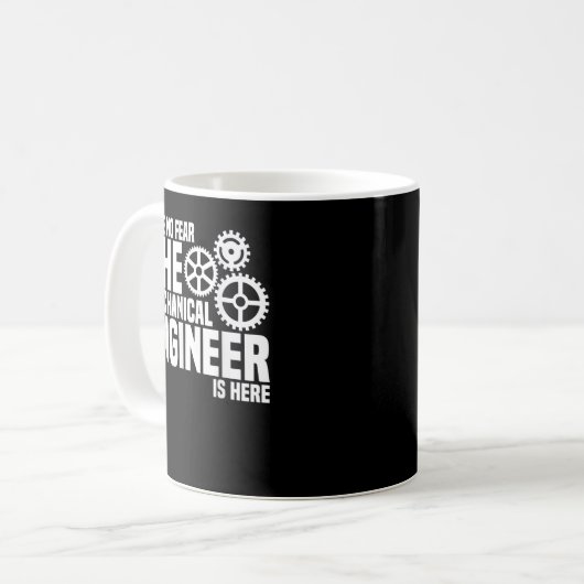 Mechanical Engineer Student Engineering Gifts Math Koffiemok (Voorkant links)