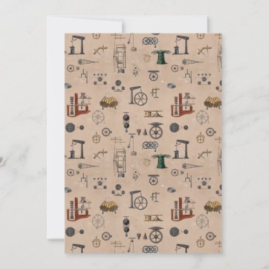 Mechanical Engineer University College Afstuderen Kaart (Achterkant)