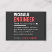 Mechanical ENGINEER Visitekaartje (Voorkant)