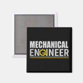 Mechanical Engineering Funny Engineer Magneet (Voorkant / Achterkant)