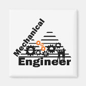 Mechanical Engineering Funny Engineer Magneet (Voorkant)