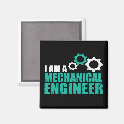 Mechanical Engineering Funny Engineer Magneet (Voorkant / Achterkant)