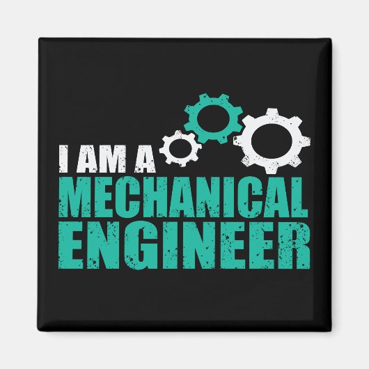 Mechanical Engineering Funny Engineer Magneet (Voorkant)