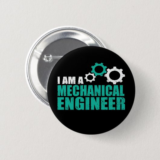 Mechanical Engineering Funny Engineer Ronde Button 5,7 Cm (Voorkant /achterkant)