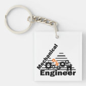 Mechanical Engineering Funny Engineer Sleutelhanger (voorkant)
