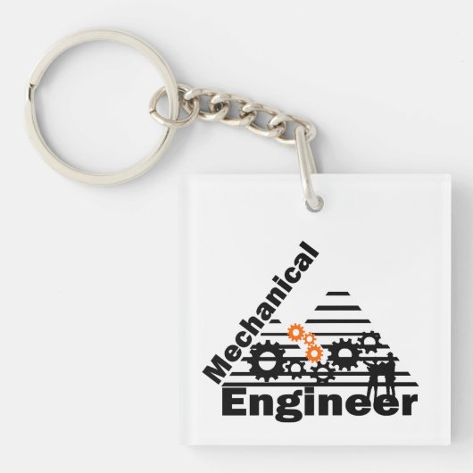 Mechanical Engineering Funny Engineer Sleutelhanger (voorkant)