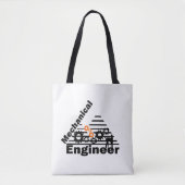 Mechanical Engineering Funny Engineer Tote Bag (Voorkant)