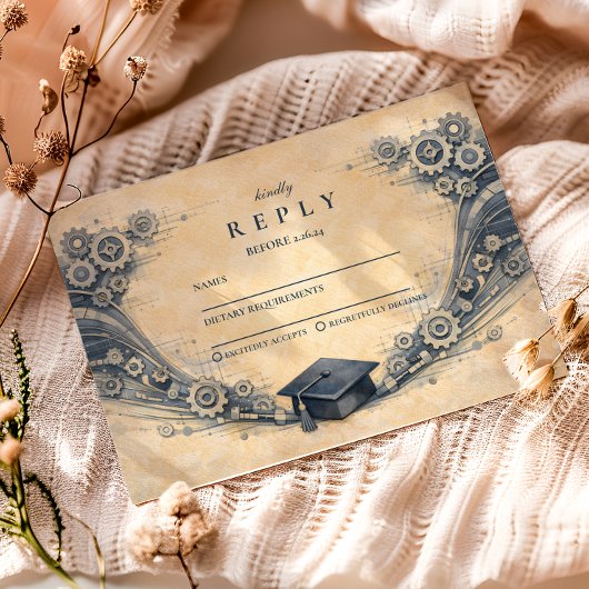 Mechanical Engineering Graduate Party RSVP Kaartje