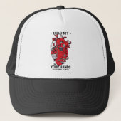 Mechanical Heart - Steampunk Design Trucker Pet (Voorkant)