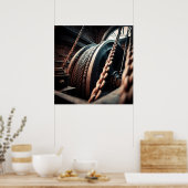 Mechanical Power: Winding Drum and Drive Cable Poster (Keuken)