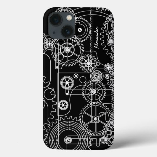 Mechanical Steam Punk Gears Case-Mate iPhone Case (Achterkant)