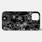 Mechanical Steam Punk Gears Case-Mate iPhone Case (Achterkant (horizontaal))