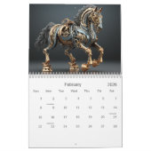 Mechanical Steampunk Stallions Kalender (Feb 2026)