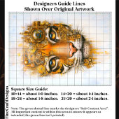 Mechanical Steampunk Tiger Face ER1R Decoupage Tissuepapier