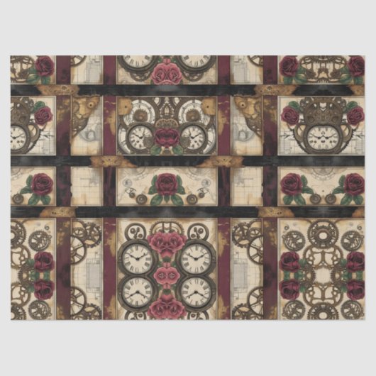 Mechanical Steampunk  Tissuepapier (Voorkant)