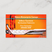 Mechanics gepersonaliseerde QR code Visitekaartje (Voorkant)