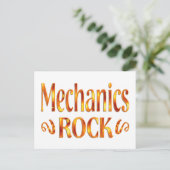 Mechanics Rock Briefkaart (Staand voorkant)