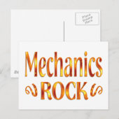 Mechanics Rock Briefkaart (Voorkant / Achterkant)