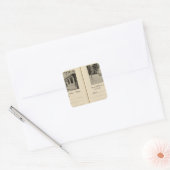 Mechanicsville, NY Vierkante Sticker (Envelop)