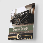 Mechanisch aangepaste motorfiets vierkante klok (Hoek)