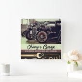 Mechanisch aangepaste motorfiets vierkante klok (Huis)