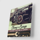 Mechanisch aangepaste motorfiets vierkante klok (Hoek)