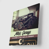 Mechanisch aangepaste motorfiets voor motorfietskl vierkante klok (Hoek)