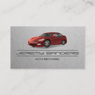 Mechanisch Auto-auto Logo Visitekaartje