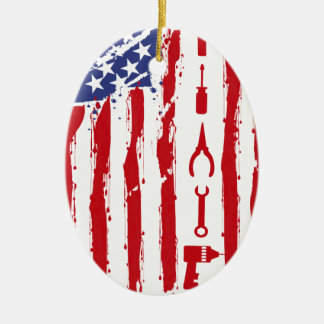 Mechanisch - Auto Mechanische autoonderhoudshandel Keramisch Ornament