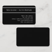 \Mechanisch / Auto Repair Visitekaartje bewerkbaar (Voorkant / Achterkant)