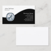 Mechanisch Automotive Transport Elegant Tools Icon Visitekaartje (Voorkant / Achterkant)